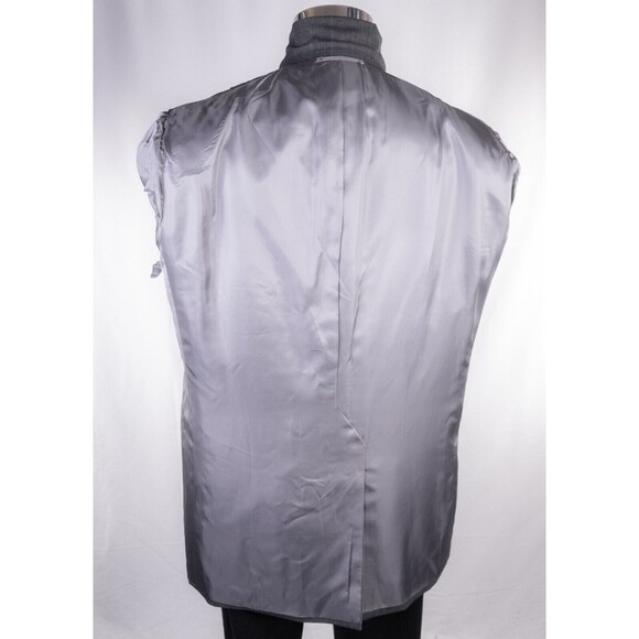 Hickey Freeman Mens 48L 2buttn  Gray Wool Blazer Sport Coat Suit Jacket Striped - Picture 13 of 14